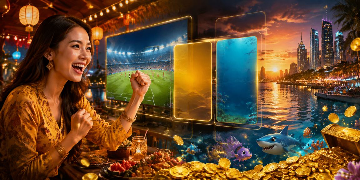 Permainan memancing Kedah dengan grafik berwarna-warni dan mekanikal yang seronok