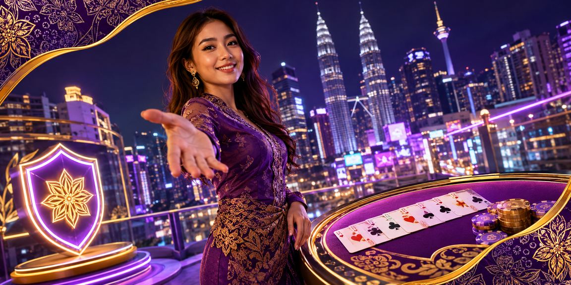 Permainan kad rummy dengan rekaan batik Kuala Lumpur sebagai gambaran kepelbagaian permainan di prebet