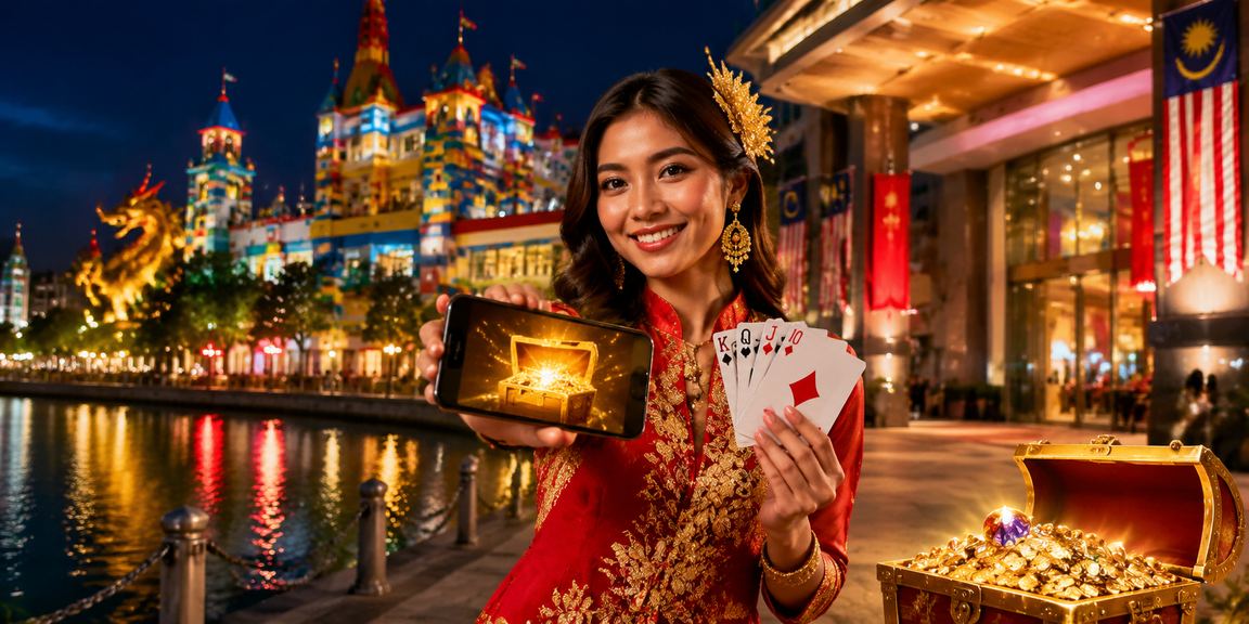 Pengguna Malaysia bermain permainan kad rummy sebagai gambaran kepelbagaian permainan meja di prebet